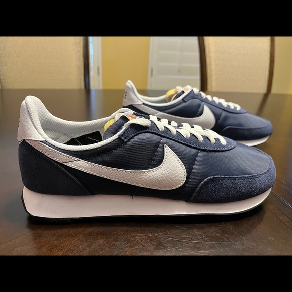 New Nike Waffle Trainer 2 Blue White Sneaker Shoes Size US 8 - Picture 3 of 12